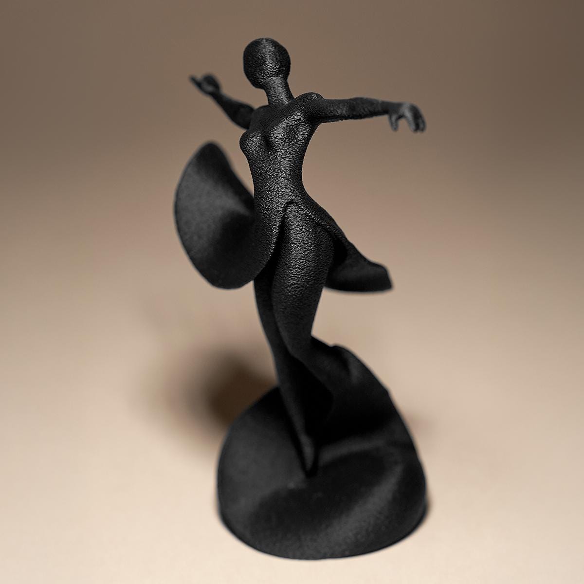 Ballerina Decor Statue | Tänzerin Figur Skulptur | Moderne Abstrakte Kunst | Dark Art