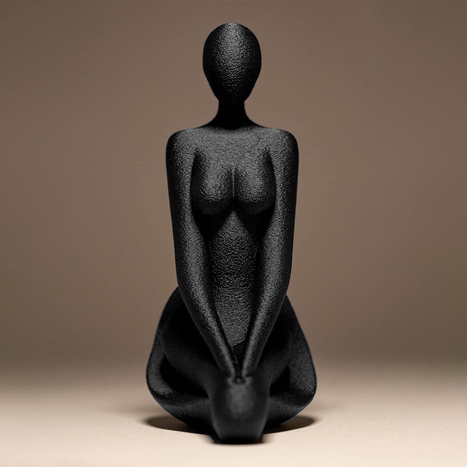 Sensual Woman Statue #2 | Abstrakte Frau Figur | Moderne Skulptur | Dark Art Deko