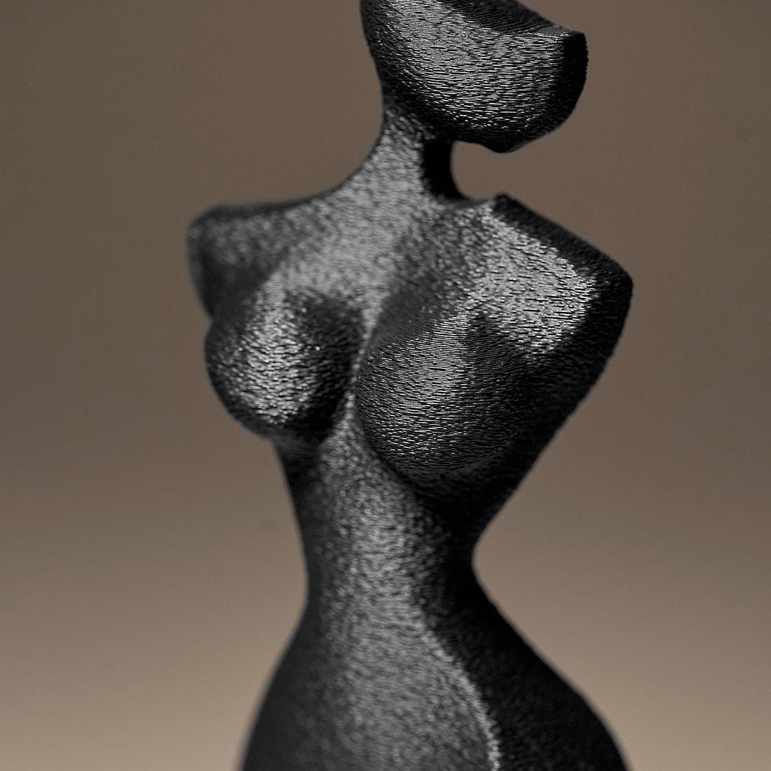 Sensual Woman Statue | Abstrakter Torso Figur | Weibliche Skulptur | Dark Art Deko