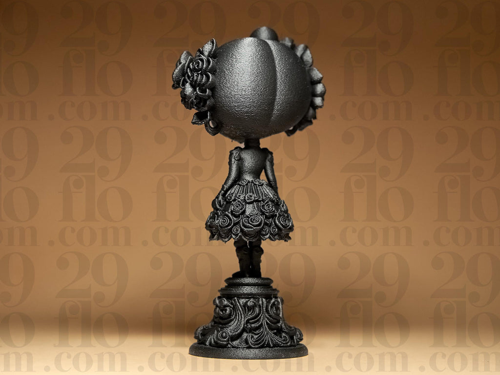 Dia Dos Muertos Doll Statue | La Catrina Figur | Gothic Puppe Skulptur | Dark Art Deko