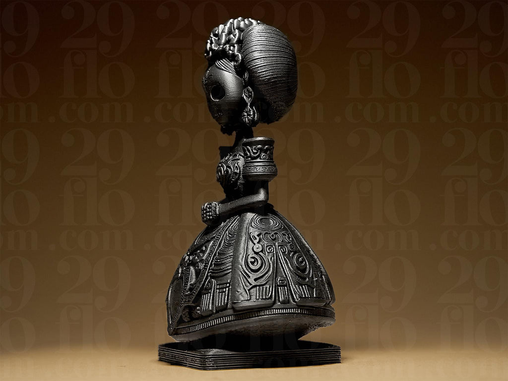 Dia Dos Muertos Figurine | La Catrina Statue | Gothic Skulptur | Dark Art Deko Fehn-factory.de