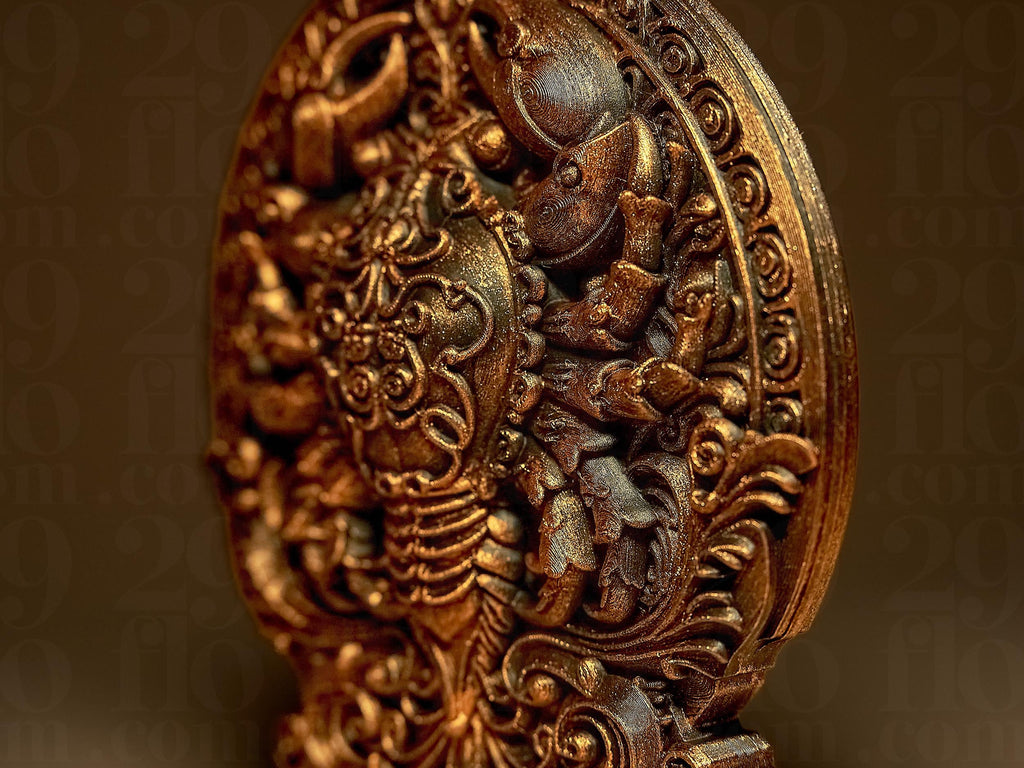 Cancer The Crab Zodiac Statue | Krebs Figur Skulptur | Ornamental Dark Art | Sternzeichen Fehn-factory.de