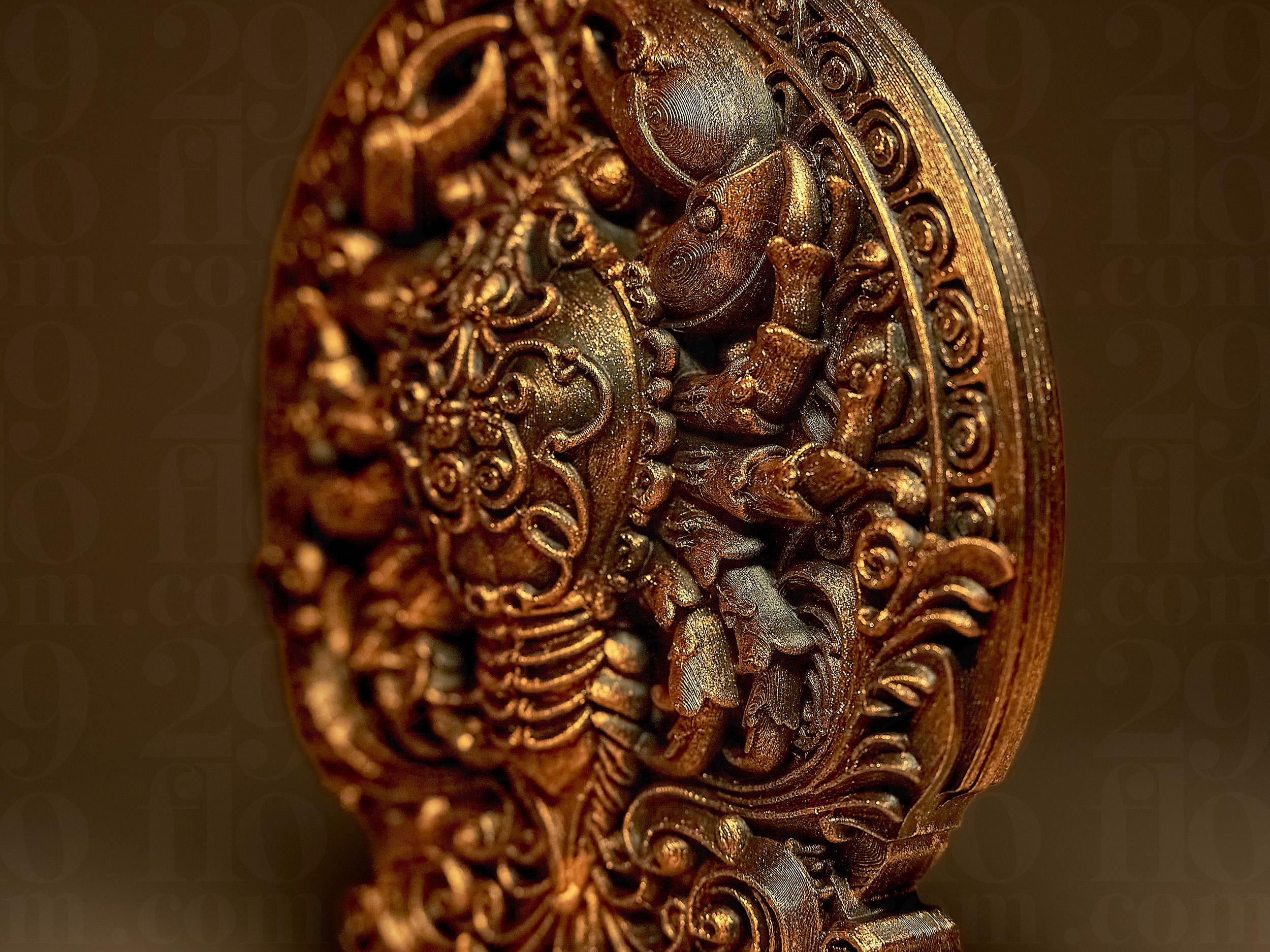 Cancer The Crab Zodiac Statue | Krebs Figur Skulptur | Ornamental Dark Art | Sternzeichen Fehn-factory.de