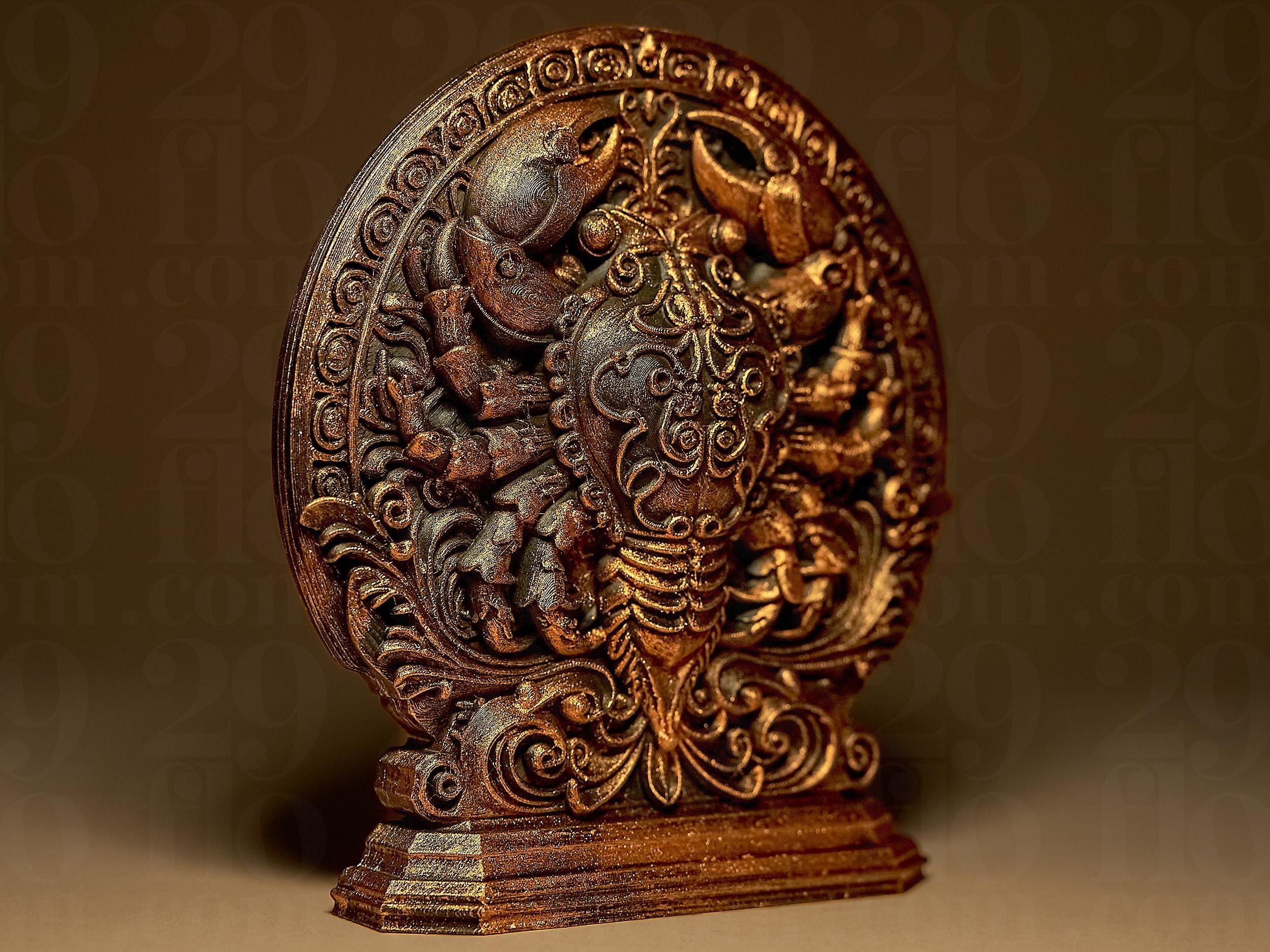 Cancer The Crab Zodiac Statue | Krebs Figur Skulptur | Ornamental Dark Art | Sternzeichen Fehn-factory.de