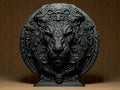 Leo The Lion Zodiac Statue | Löwe Figur Skulptur | Ornamental Dark Art | Sternzeichen Fehn-factory.de