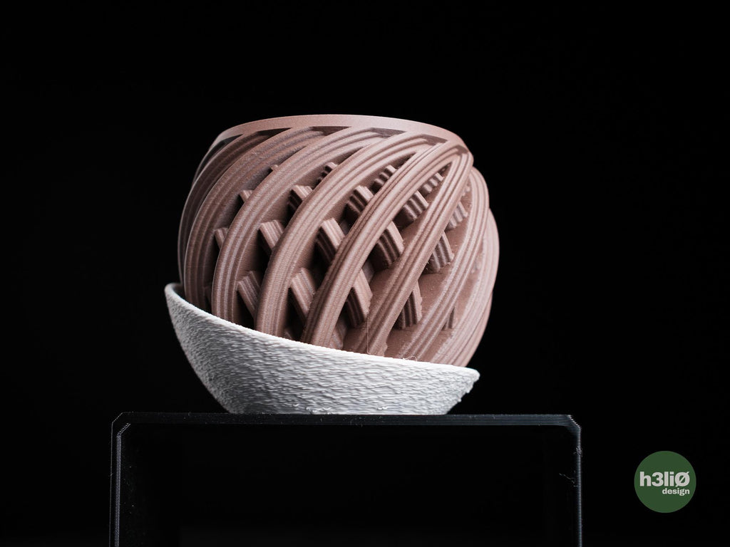 inova planter | Moderner 3D Druck Blumentopf | Minimalistischer Übertopf | Design Deko Pflanztopf