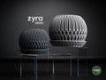 zyra planter | Moderner 3D Druck Blumentopf | Art Deco Übertopf | Design Deko Topf