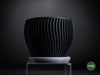 oblique planter | Moderner 3D Druck Blumentopf | Eleganter Übertopf | Design Deko Topf
