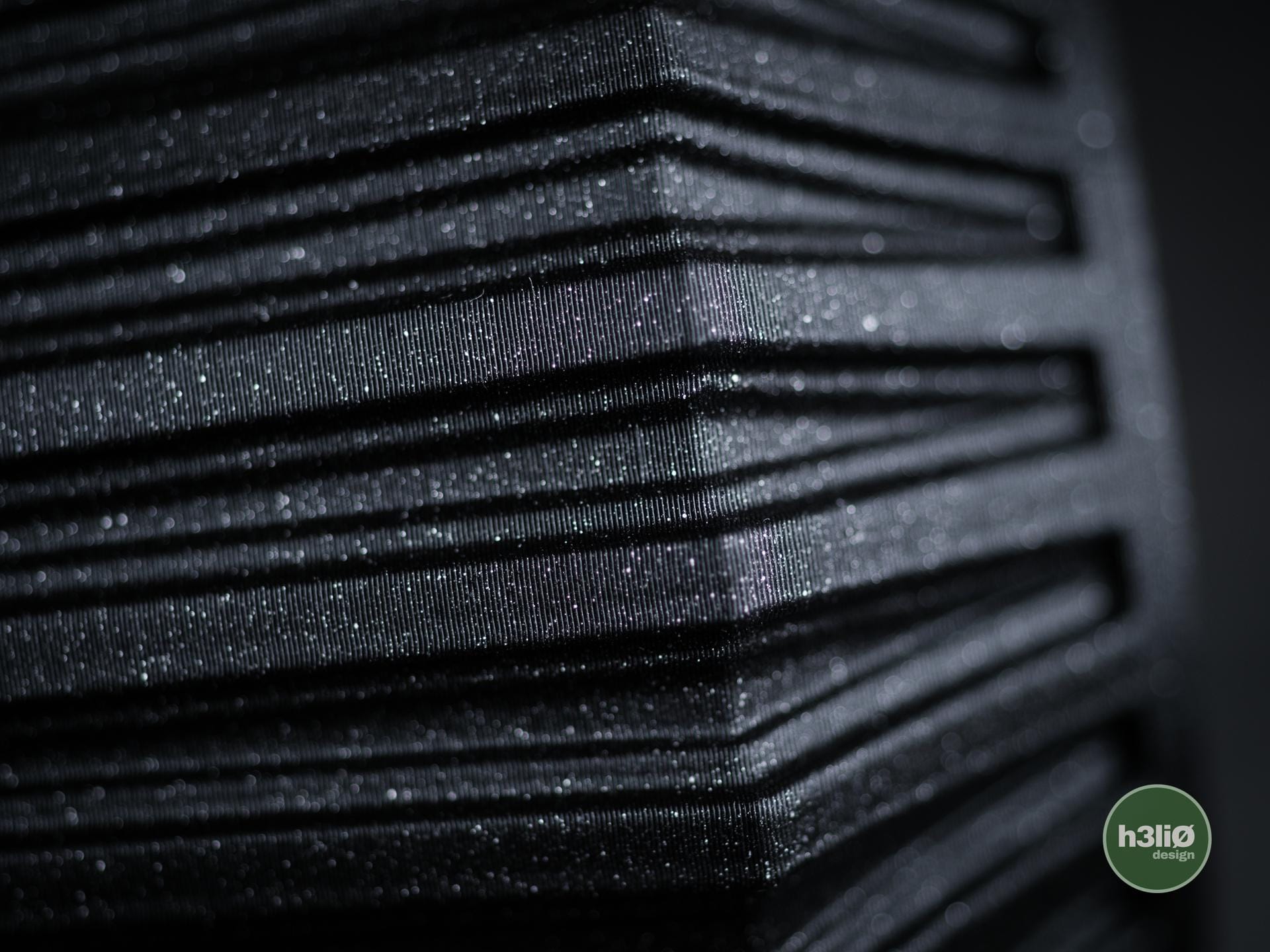 echoic planter | Moderner 3D Druck Blumentopf | Gerillter Übertopf | Design Deko Topf