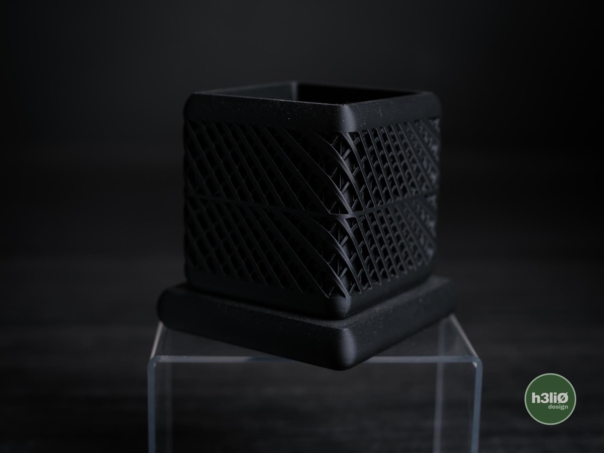 qube planter | Moderner 3D Druck Blumentopf | Geometrischer Würfel Topf | Sukkulenten Topf