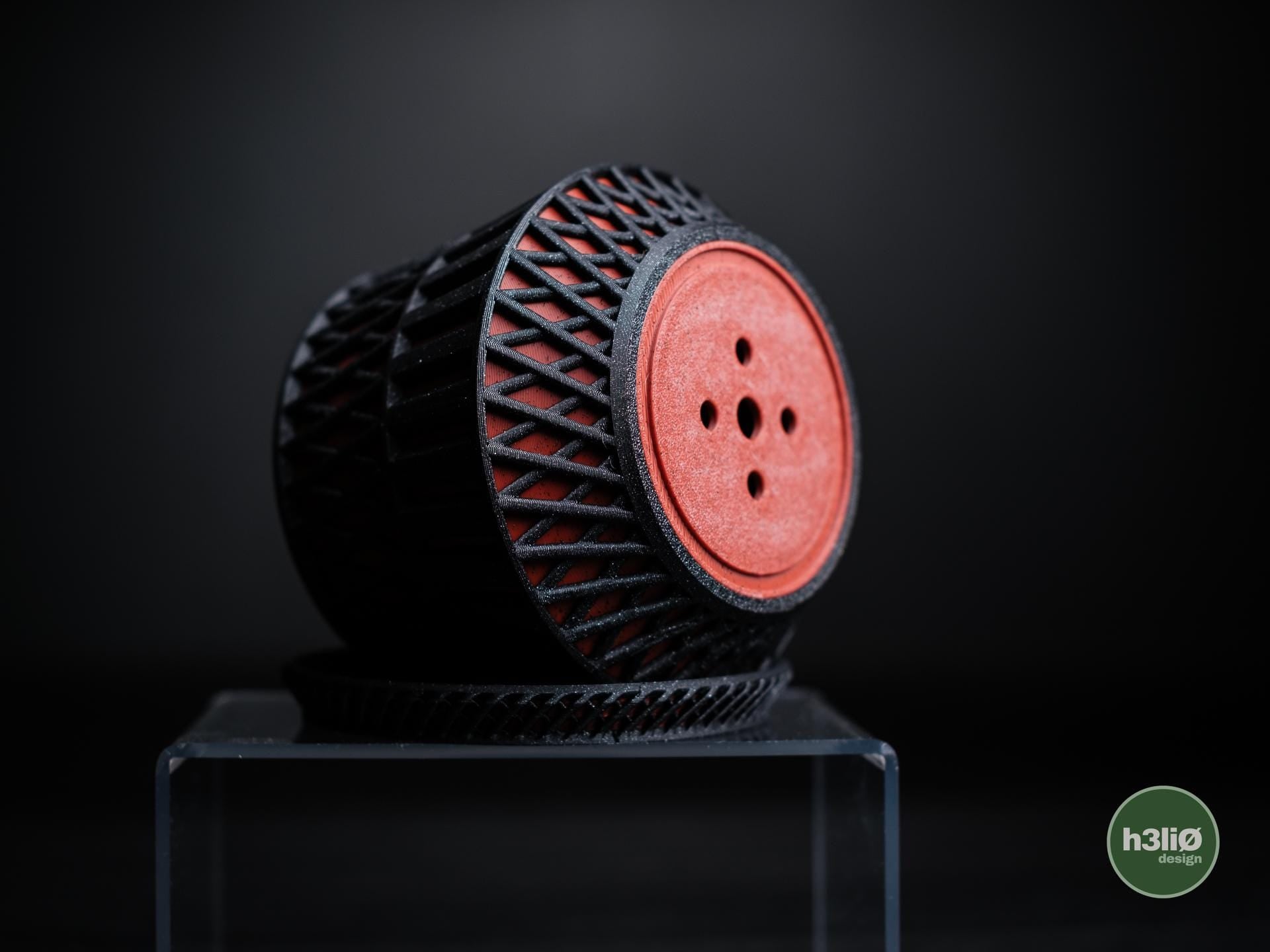 axon planter | Moderner 3D Druck Blumentopf | Geometrischer Übertopf | Design Deko Topf