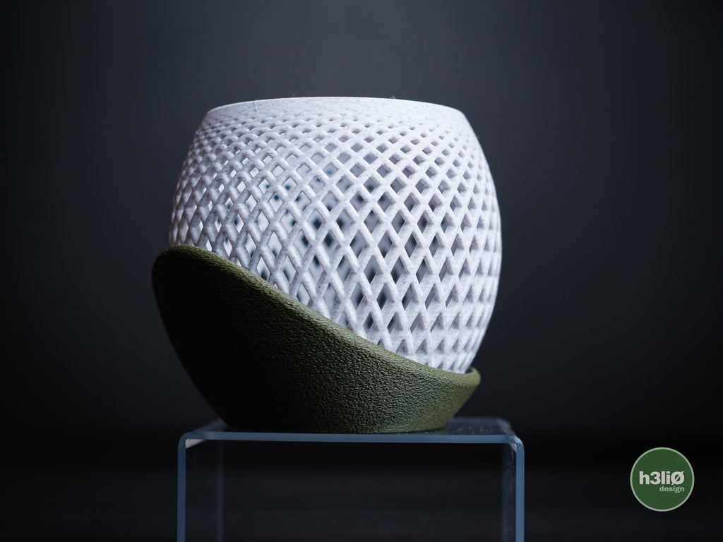 Polygon Orchid Planter | Moderner 3D Druck Orchideentopf | Geometrischer Übertopf | Design Deko