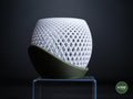 Polygon Orchid Planter | Moderner 3D Druck Orchideentopf | Geometrischer Übertopf | Design Deko