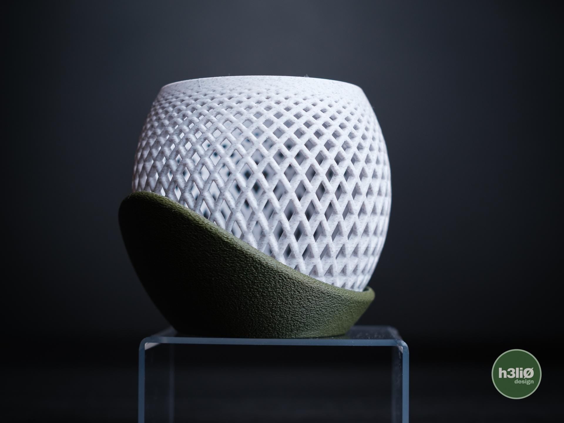 Polygon Orchid Planter | Moderner 3D Druck Orchideentopf | Geometrischer Übertopf | Design Deko