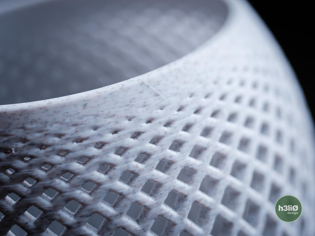 Polygon Orchid Planter | Moderner 3D Druck Orchideentopf | Geometrischer Übertopf | Design Deko