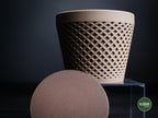delta planter | Moderner 3D Druck Blumentopf | Geometrischer Übertopf | Design Deko Topf