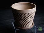 delta planter | Moderner 3D Druck Blumentopf | Geometrischer Übertopf | Design Deko Topf