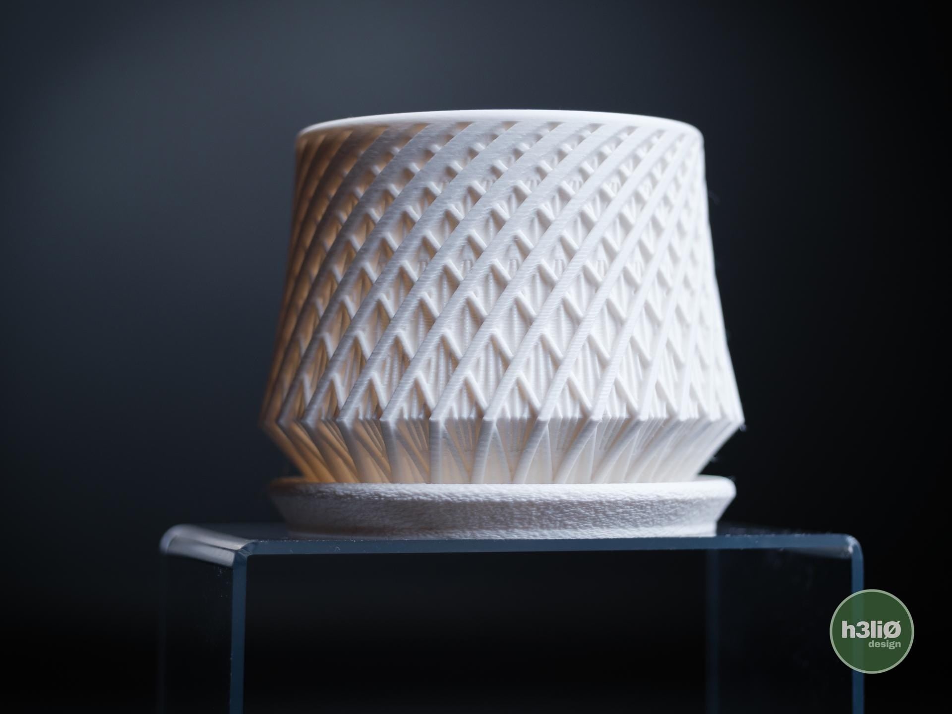 kairo planter | Moderner 3D Druck Blumentopf | Geometrischer Übertopf | Design Deko Topf