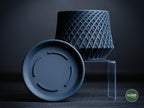 kairo planter | Moderner 3D Druck Blumentopf | Geometrischer Übertopf | Design Deko Topf
