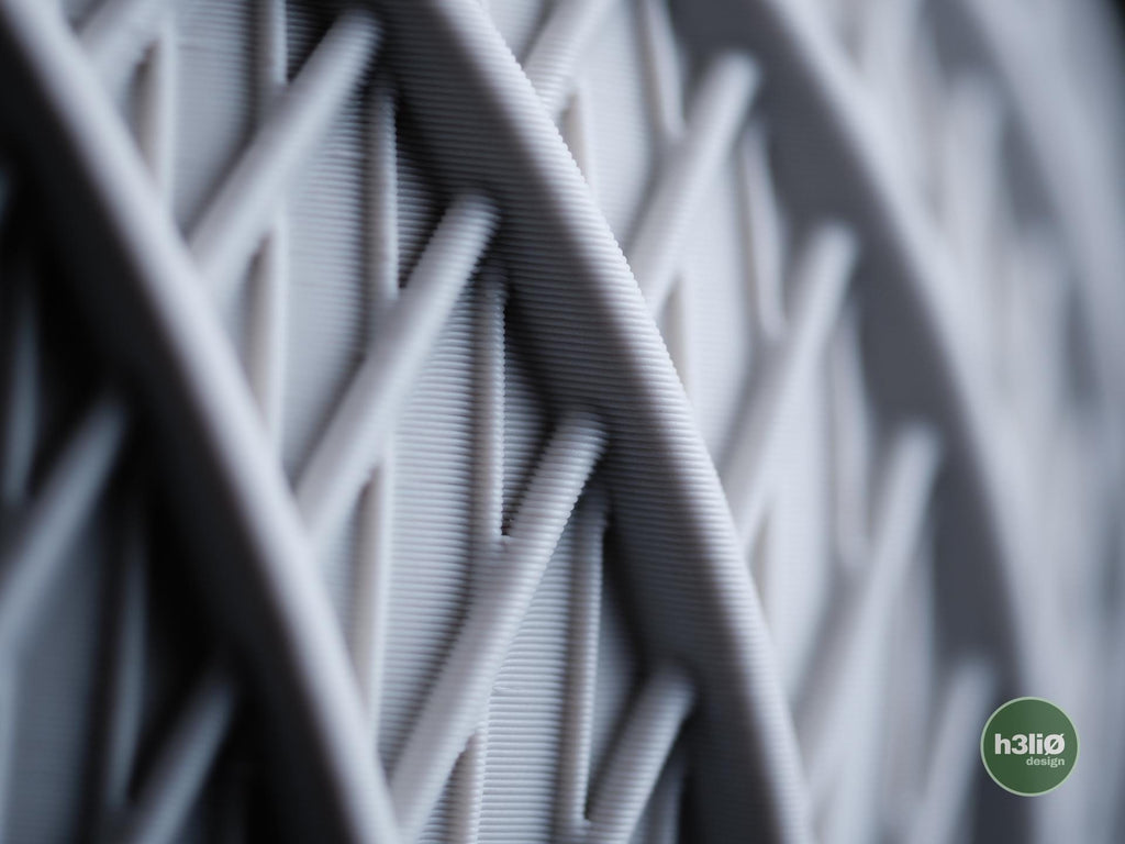 vortex planter | Moderner 3D Druck Blumentopf | Geometrischer Übertopf | Design Deko Topf