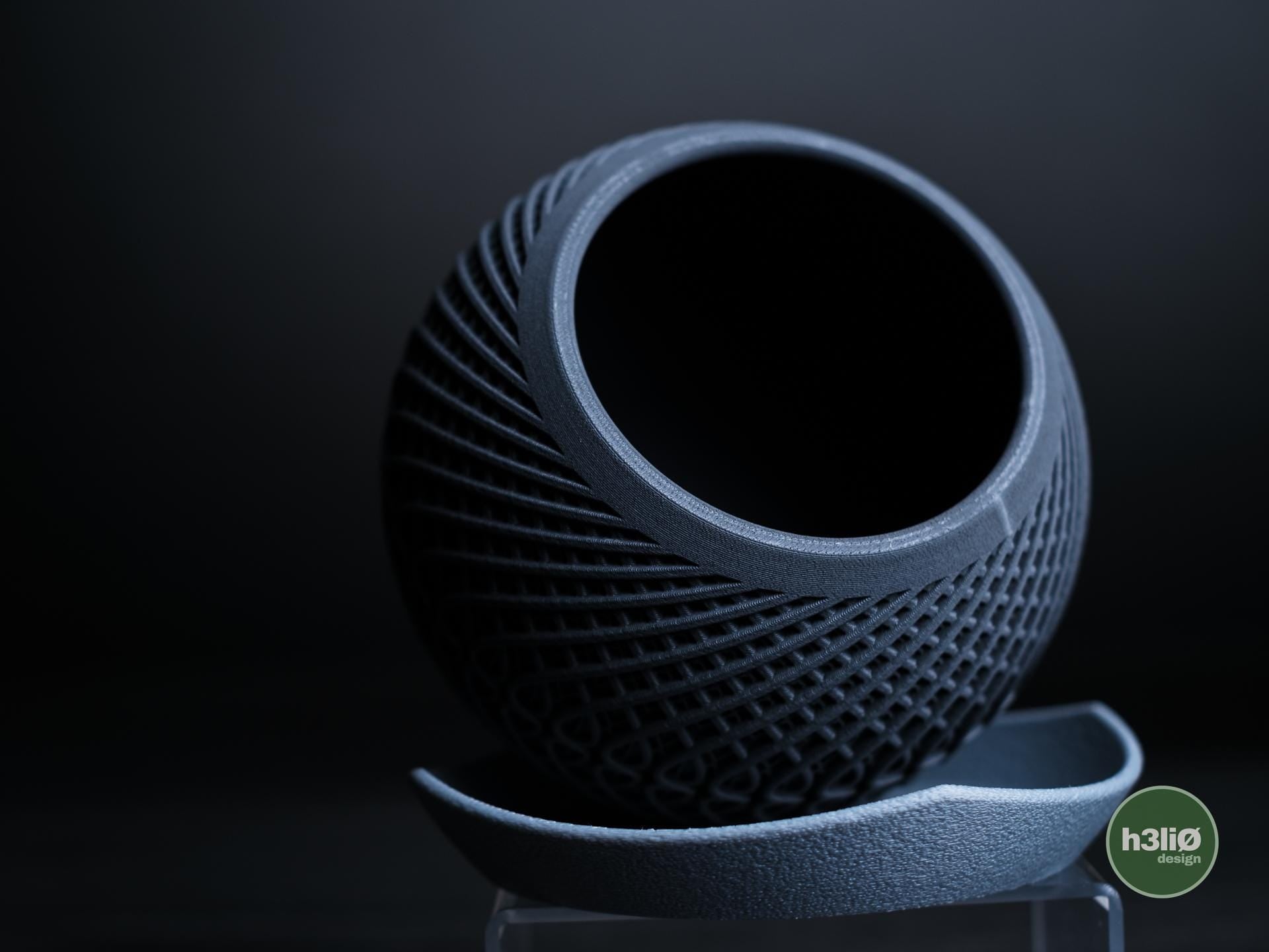 kinetic planter | Moderner 3D Druck Blumentopf | Geometrischer Übertopf | Design Deko Topf