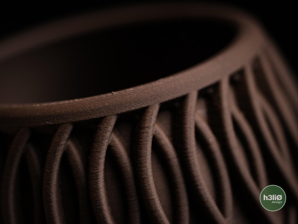 Loft Planter | Moderner 3D Druck Blumentopf | Übertopf Design Deko | Sukkulenten Topf