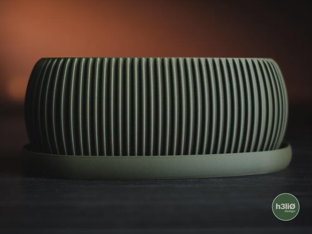 terra planter | Moderner 3D Druck Blumentopf | Langer Übertopf | Bonsai Topf Design Deko