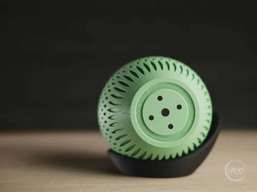 orbit planter | Moderner 3D Druck Blumentopf | Geometrischer Übertopf | Design Deko Topf