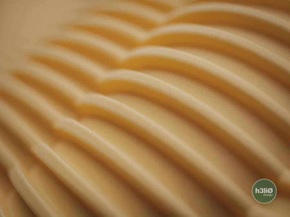 hive vase | Bienenstock Vase | Moderne 3D Druck Blumenvase | Gerillte Design Deko | Organisch