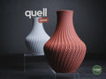 quell vase | Moderne 3D Druck Vase | Organische Blumenvase | Design Deko | Minimalistisch