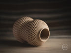 facet vase | Moderne 3D Druck Vase | Geometrische Blumenvase | Design Deko | Organisch