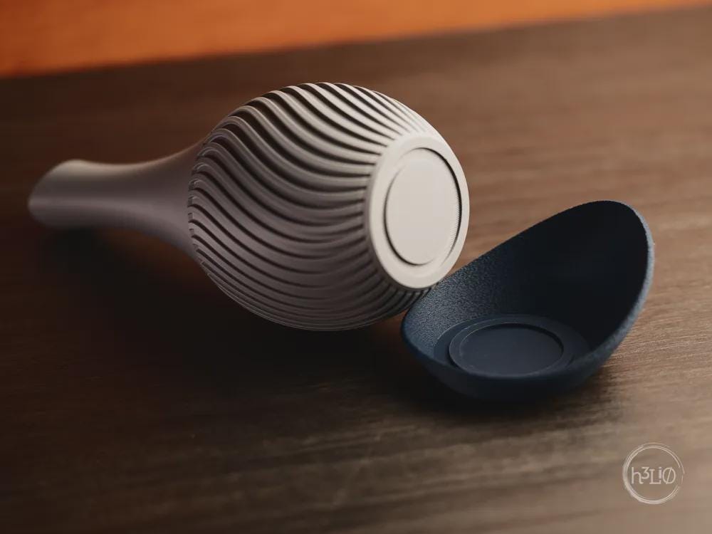 wavy vase | Moderne 3D Druck Vase | Elegante Blumenvase | Design Deko | Minimalistisch