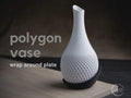 polygon vase | Moderne 3D Druck Vase | Geometrische Blumenvase | Design Deko | Minimalistisch