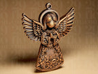 Engel Weihnachtsornament | Deko Anhänger für Baum | Eleganter Engel | Festliche Winter Dekoration