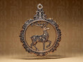 Reindeer Christmas Ornament | Ornamental Rentier | Gothic Weihnachtsdeko | Dark Art Anhänger