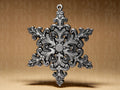 Gothic Snowflake Ornaments Set | 6er Set Weihnachtsbaumschmuck | Barocke Sterne | Dark Art Deko