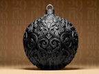 Gothic Christmas Baubles Set | 6er Set Ornamentale Weihnachtskugeln | Dark Art Deko