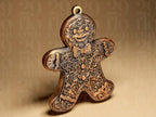 Gingerbread Man Christmas Ornament | Ornamental Lebkuchenmann | Gothic Weihnachtsdeko | Dark Art Anhänger
