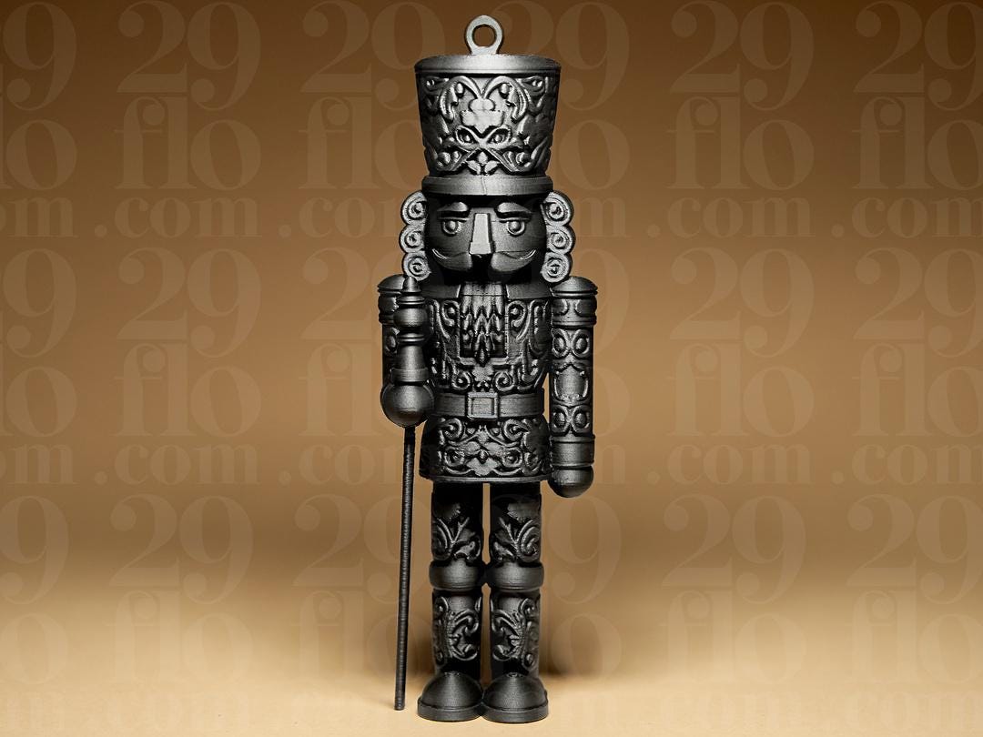 Nutcracker Christmas Ornament | Ornamental Nussknacker | Gothic Weihnachtsdeko | Dark Art Anhänger