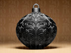 Gothic Christmas Baubles Set | 6er Set Ornamentale Weihnachtskugeln | Dark Art Deko
