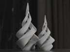 Abstrakt Spiral Weihnachtsbaum | Minimalistische Skulptur | Moderne Laterne | Design Deko Fehn-factory.de