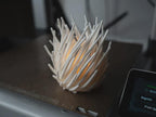 Spirituslampe Laterne | Minimalistisches Design | Moderne Teelicht Deko | Organische Lampe