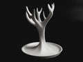 Minimalistischer Schlüssel- & Schmuck-Organizer | Geweih Baum Design | Moderne Ablage Deko | Abstrakte Skulptur