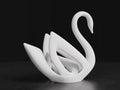 Minimalistische Schwan Skulptur | Elegante Tierfigur | Modern Design Deko | Anmutige Form Fehn-factory.de