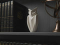 Eule Skulptur | Minimalist Owl Figure | Moderne Vogelfigur | Geometrisches Design