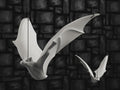 Fledermaus Hängedeko | Gothic Hanging Bat | Dark Art Deko Figur | Fliegende Skulptur