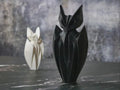 Minimalistische Fledermaus-Skulptur | Abstract Bat Figure | Gothic Design Deko | Dunkle Ästhetik