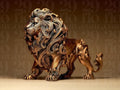 Löwen Skulptur Barock | Ornate Bronze Lion Statue | Antik Deko | Königsfigur