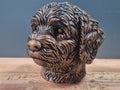 Coton de Tuléar Büste – Hochdetaillierte Realistic Coton de Tulear Dog Bust | Handbemalt & 3D Printed | Extremely Detailed Sculpture