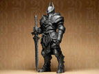 Dunkle Ritter Skulptur | Dark Fantasy Knight Statue | Mittelalter Krieger Figur | Souls-like Rüstung Deko Fehn-factory.de